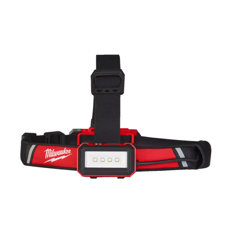 Milwaukee L4 HLRP-301 Ensemble de Lampe de Tête à LED à Batterie Li-ion (3Ah) - 600Lm