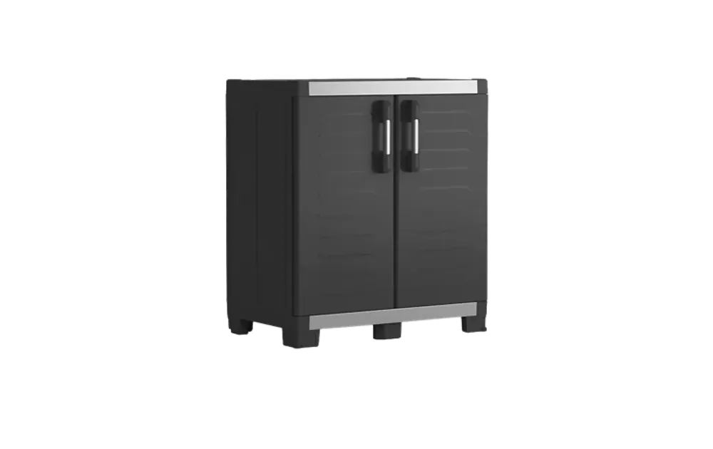 Keter 241544 Armoire de rangement basse XL pour garage - 54 x 89 x 99 cm