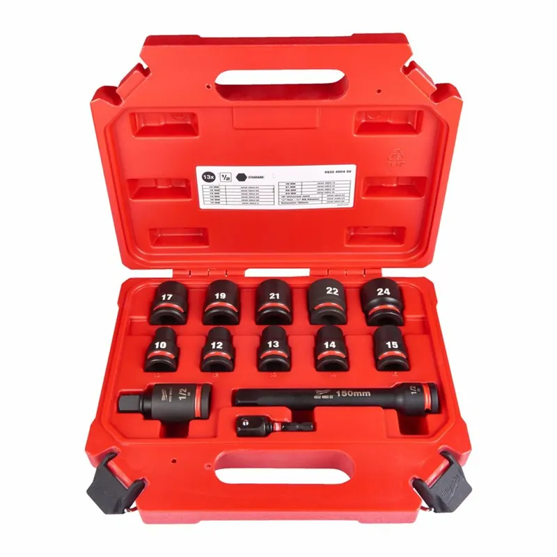 Milwaukee 4932480456 SHOCKWAVE Set de douilles 13 pièces