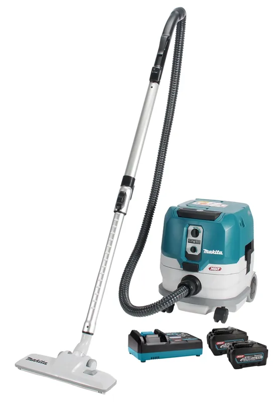 Makita VC005GLM201X XGT 40V Max Li-Ion Batterie Aspirateur (2x 4.0Ah) - Classe L - 8L
