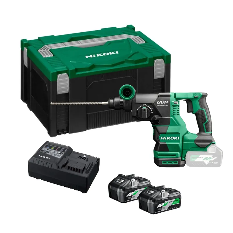 HiKOKI DH3628DAWVZ Marteau perforateur Set en HSC 36V Batterie 3J SDS-Plus