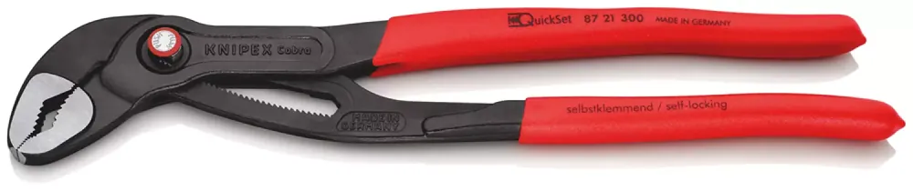 Knipex 87 21 300 Cobra QuickSet Pince multiprise high-tech - 300 mm