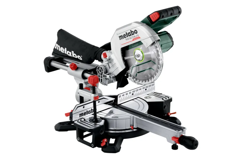 Scie à onglet sans fil Metabo KGS 18 LTX BL 216 LiHD - 216 x 30 mm