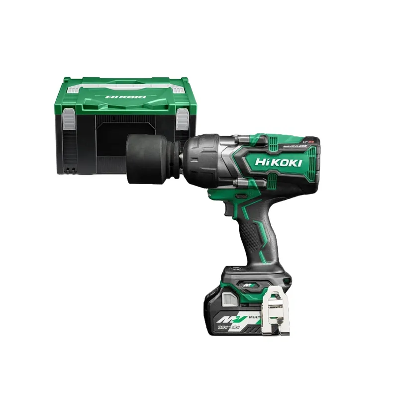 HiKOKI WR36DFWRZ Clé à chocs Accu - 3/4"- 36V incl. 2x 2,5Ah batteries et chargeur dans HSC III