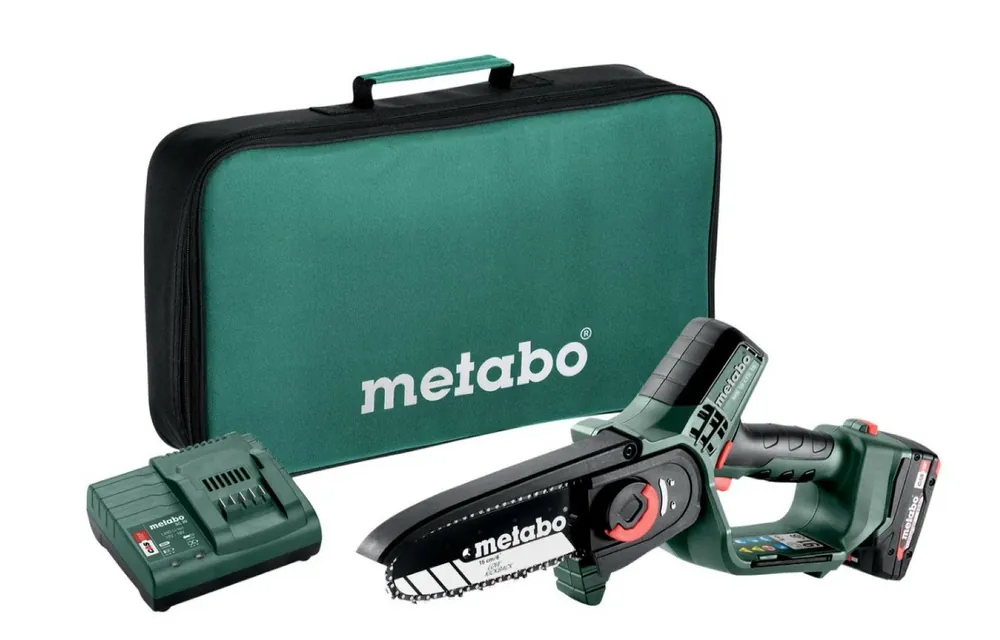 Metabo MS 18 LTX 15 Sécateur sans fil 18V Li-ion avec sac (1x 2.0Ah) - 15 cm