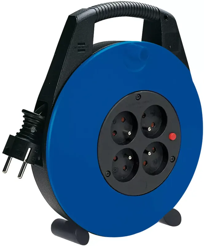 Brennenstuhl Vario-Line boîte de jonction 4-gang noir/bleu 5m H05VV-F 3G1,4