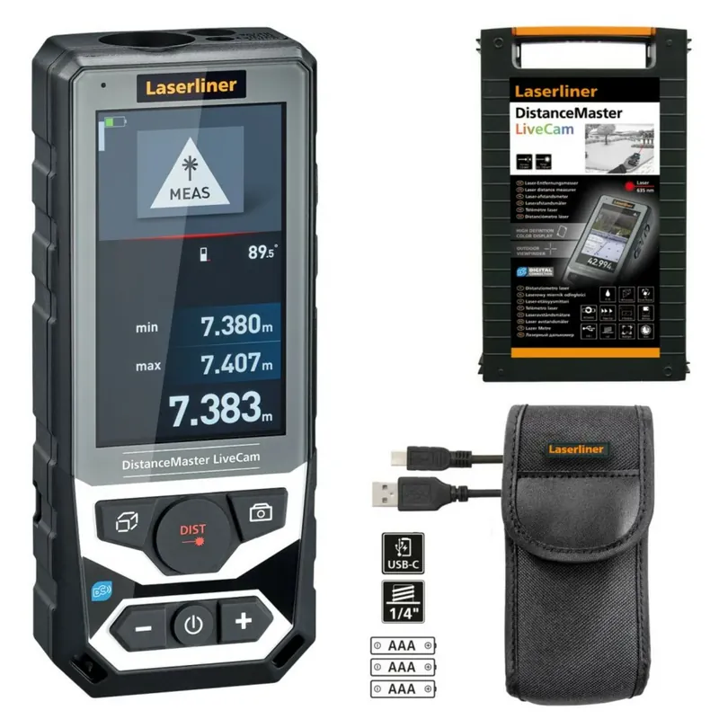 Laserliner DistanceMaster Télémètre LiveCam