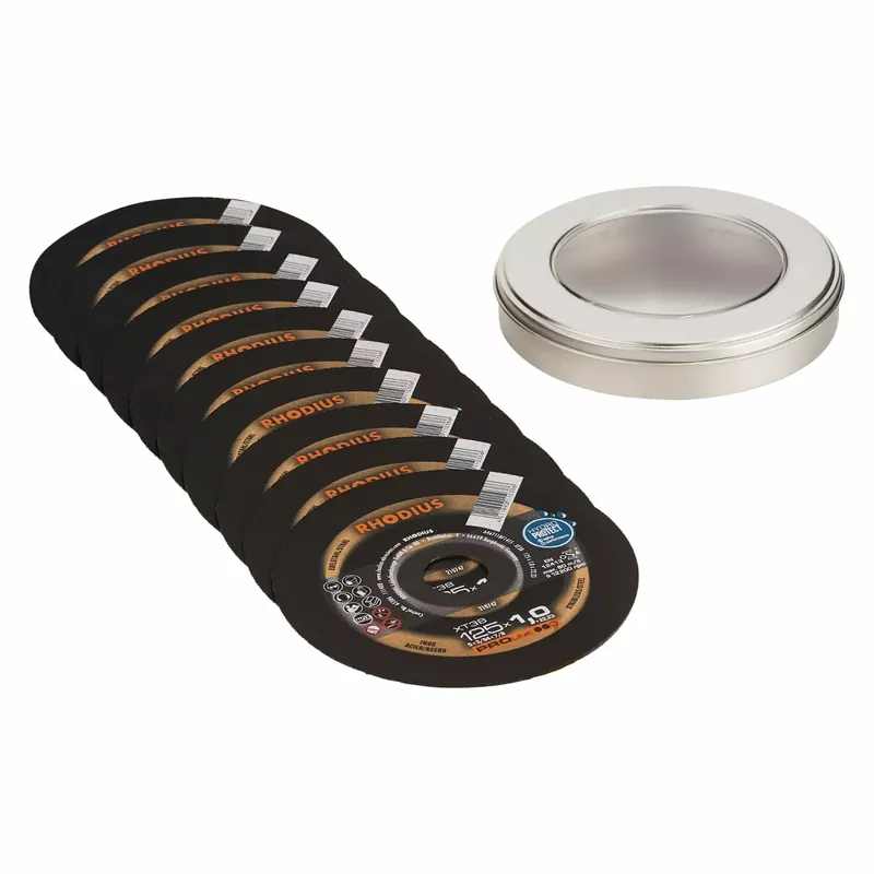 Rhodius 210747 XT38 Pack PROline ll Disque à tronçonner extra fin 125x1,0x22,23 (10 pcs)
