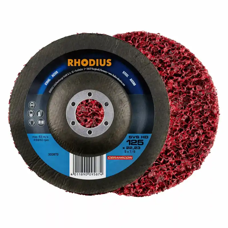 Rhodius 303873 SVS HD CERAMICON Tissu de nettoyage 125x22.23 (10 pièces)