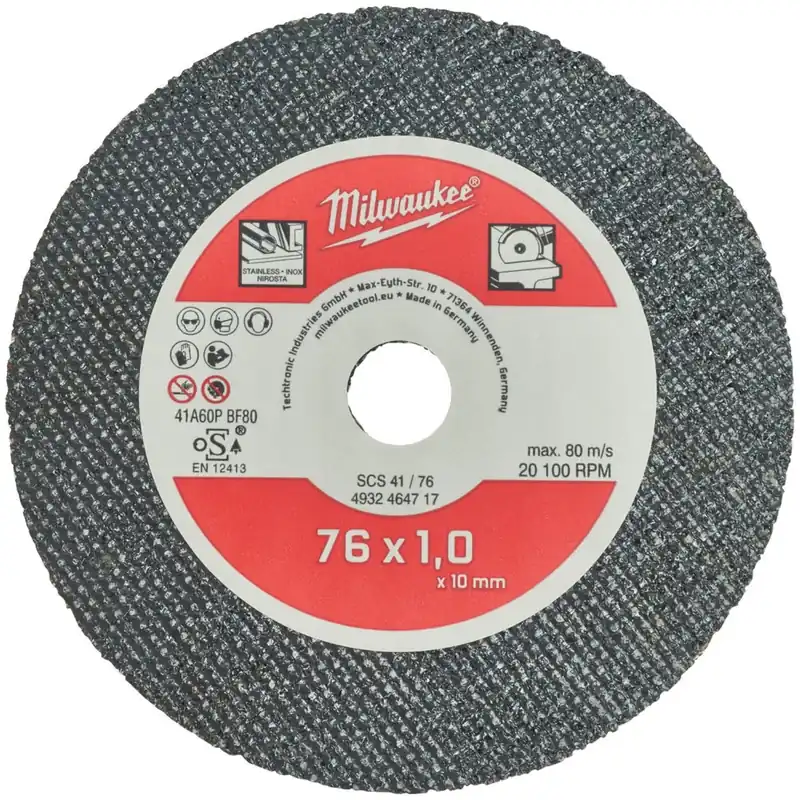 Milwaukee 4932464717 Disque à découper SCS41 - (3pcs) / 76 - 3pc