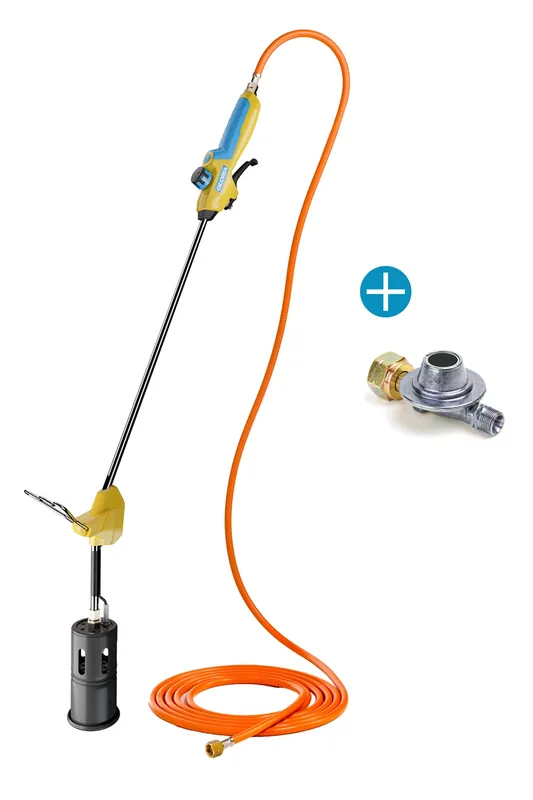 Gloria Thermoflamm Bio Professional E+ - Brûleur de désherbage à gaz - Set - 1200°C