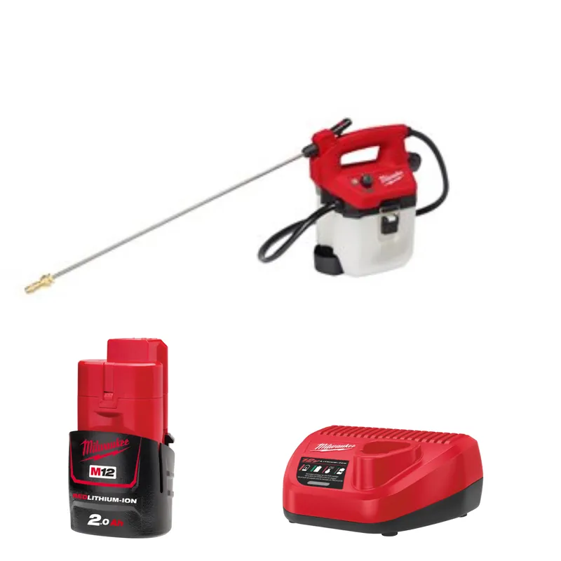 Milwaukee M12 BHCS3L-201 Batterie Li-ion pour pulvérisateur chimique (2Ah) - 3.7L