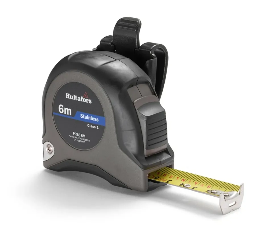 Hultafors 350503 mètre ruban en acier inoxydable PRSS 6M