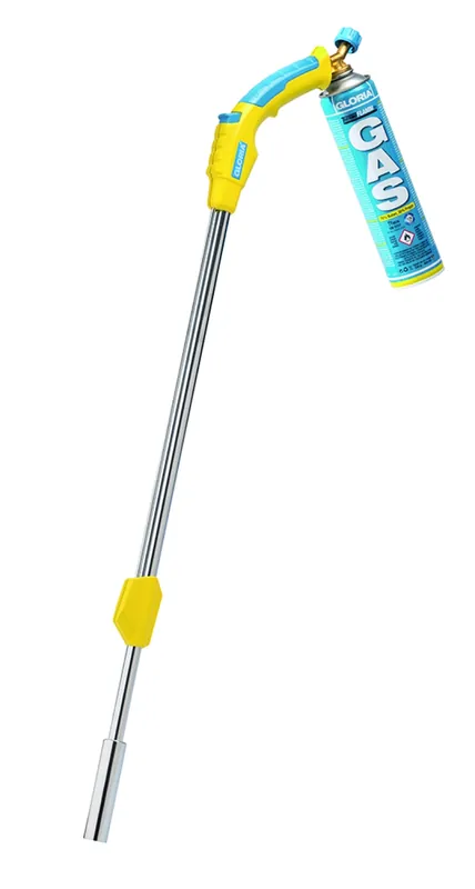 Gloria Thermoflamm Bio Comfort Plus Lance-flamme pour l‘élimination des mauvaises herbes incl. une cartouche de gaz