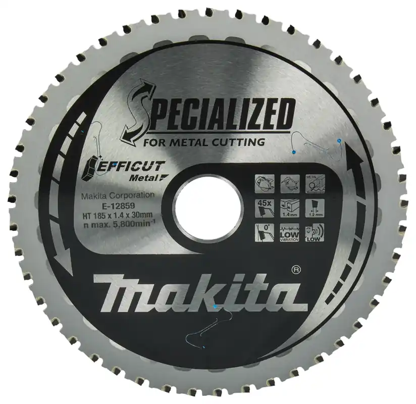 Makita E-12859 Efficut lame de scie circulaire pour Acier - 185 x 30 x 45D