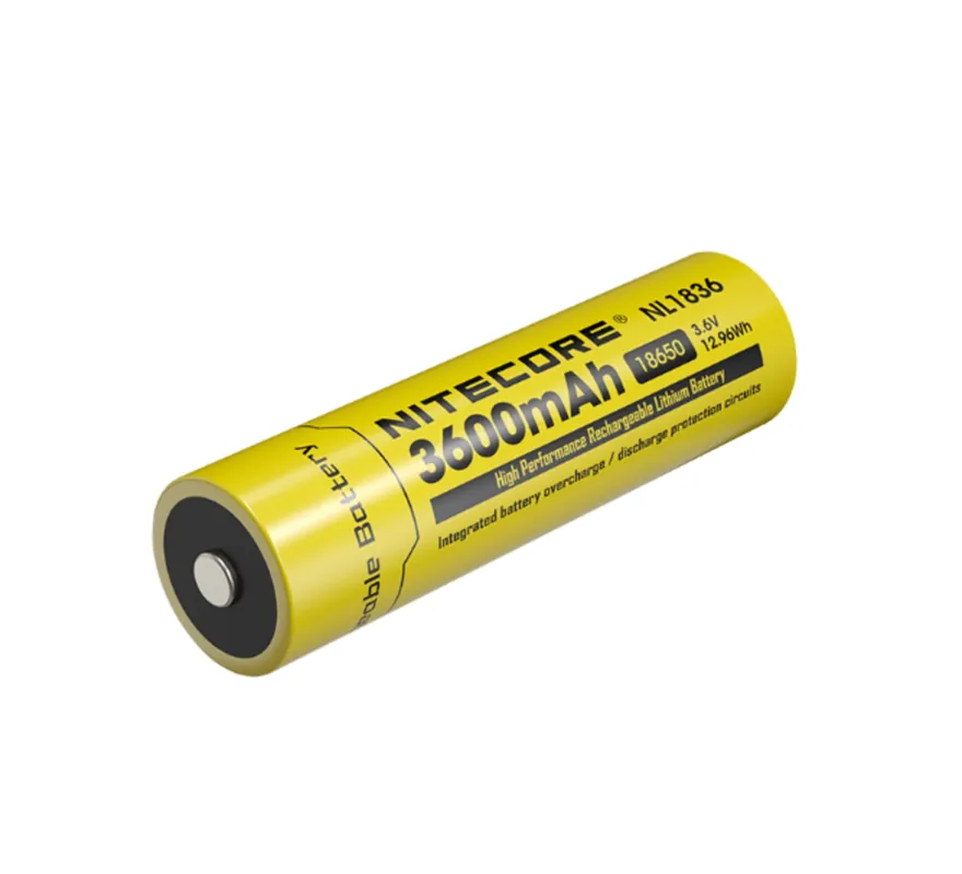 Nitecore NL1836 18650 Batterie rechargeable Li-Ion 3600mAh