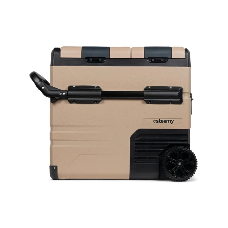 Steamy-E SECTAW55 Glacière à compresseur électrique sur roues Dual Zone - 55L