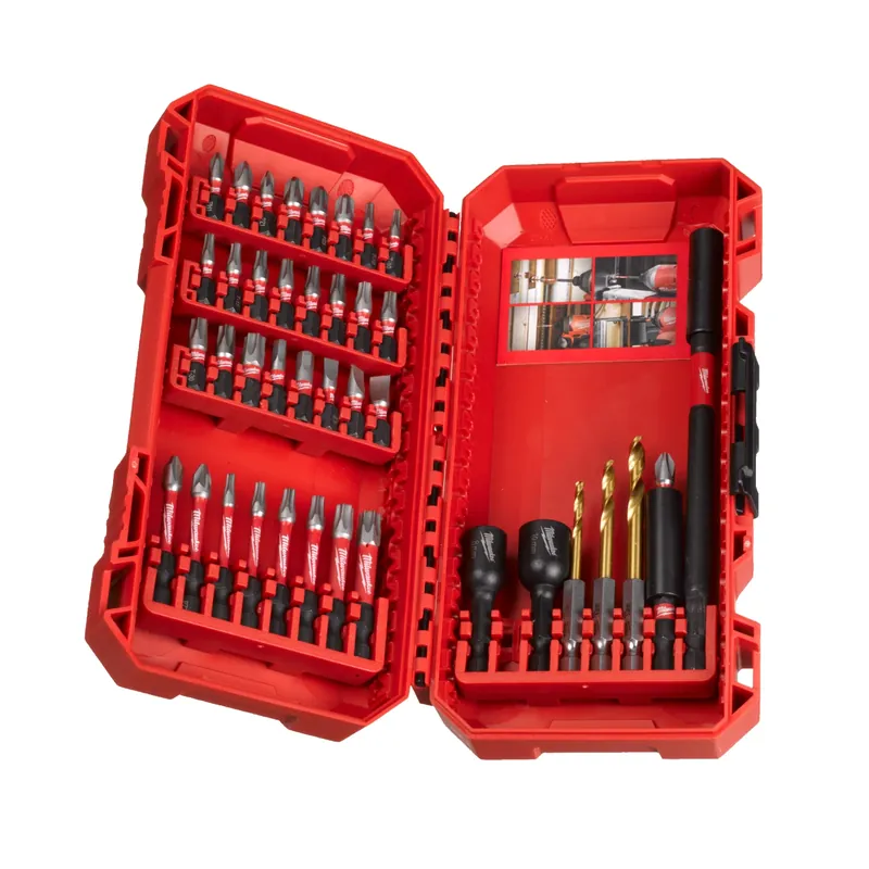 Milwaukee 4932492004 Ensemble de 40 embouts de choc Shockwave pour impacteurs