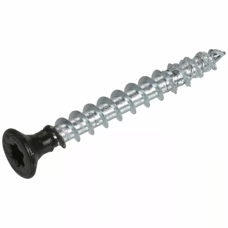 DynaPlus 0285.01.33605 Vis de fixation - 8 mm Tête plate - Filetage complet - Intérieur - Tête noire - TX20 - 4.5 x 40mm (200pcs)