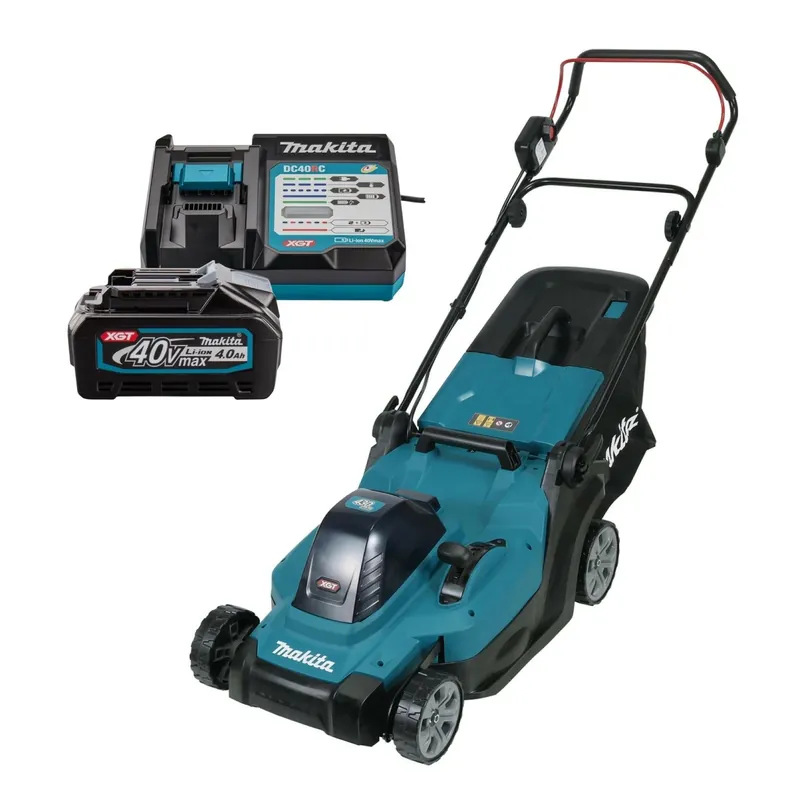 Makita LM004GM103 40V Li-Ion batterie set de tondeuse à gazon (1x 4.0Ah batterie) - 43cm