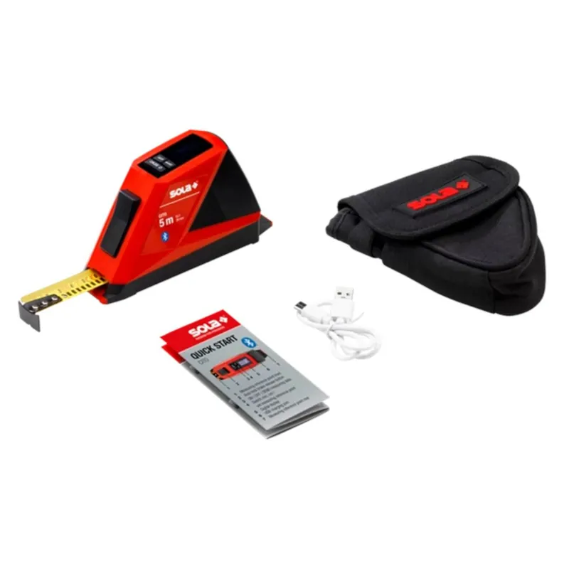 Sola CITO Mètre à Ruban Numérique Bluetooth - 5m x 25mm