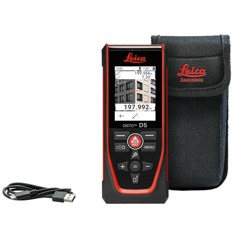 Leica Distro D5 Distancemètre en sac - Bluetooth - 200m - IP54