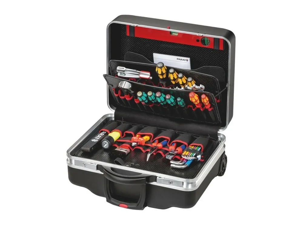 Parat 689500171 689500171 Coffre à outils classique de grande taille à roulettes Neo - 470 x 210 x 360 mm