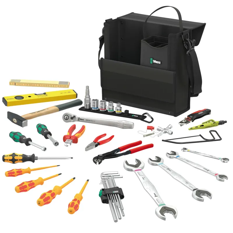 Wera 05136071001 Jeu d‘outils 2go SHK 1 de 30 pièces pour utilisation dans le domaine de la plomberie et du chauffage, de la ventilation et de la climatisation
