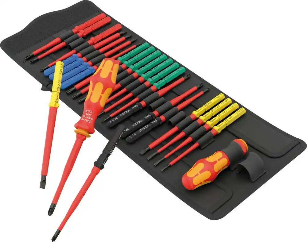 Wera 05006617001 26 pièces Kraftform Kompakt VDE Big Pack 1 jeu de tournevis en coffret