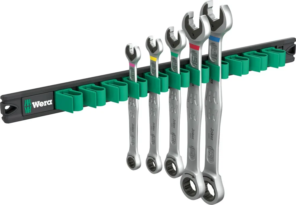 Wera 05020015001 6 pièces 9631 Magnetic-Torque 6000 Joker 2 clés à anneau à insérer