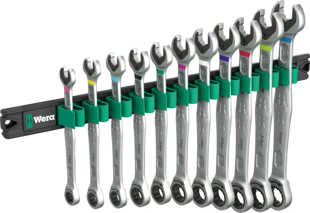 Wera 05020014001 12 pièces 9630 Magnetic-Torque 6000 Joker 1 set de clés à anneau inséré