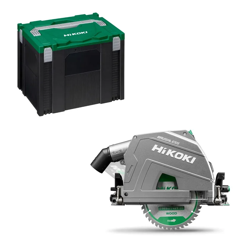 HiKOKI C3606DPAW2Z 36 V (18 V/36 V) batterie Li-ion Scie plongeante corps en HSC - 165 mm