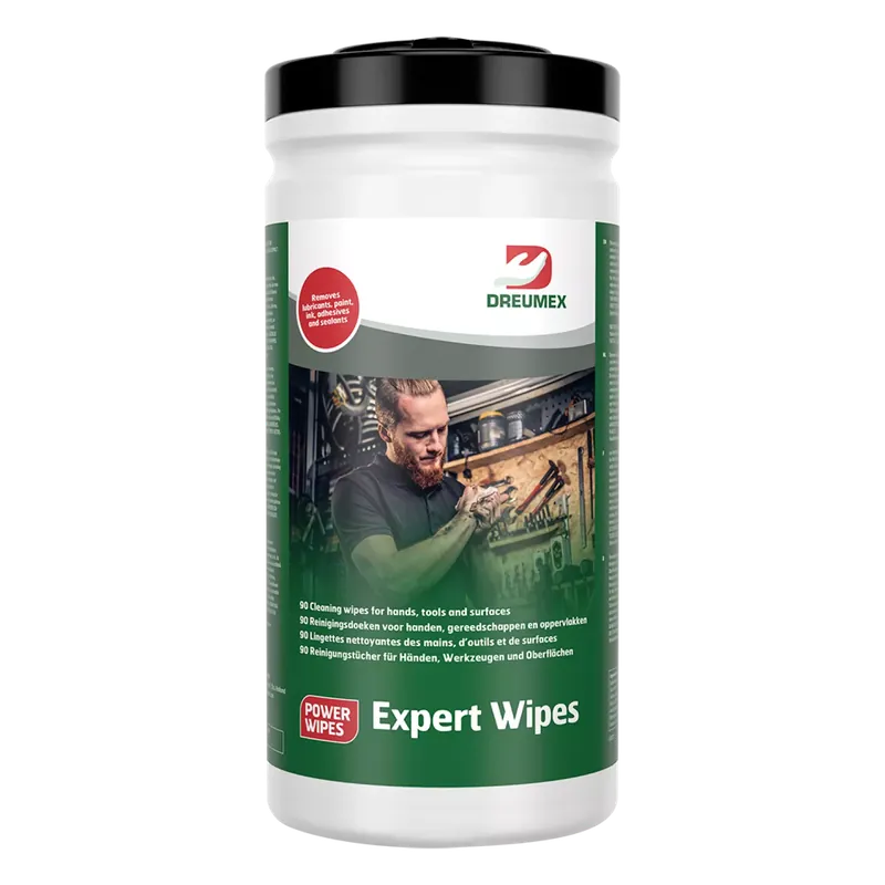 Dreumex Expert Wipes Nettoyant pour les mains 90 lingettes