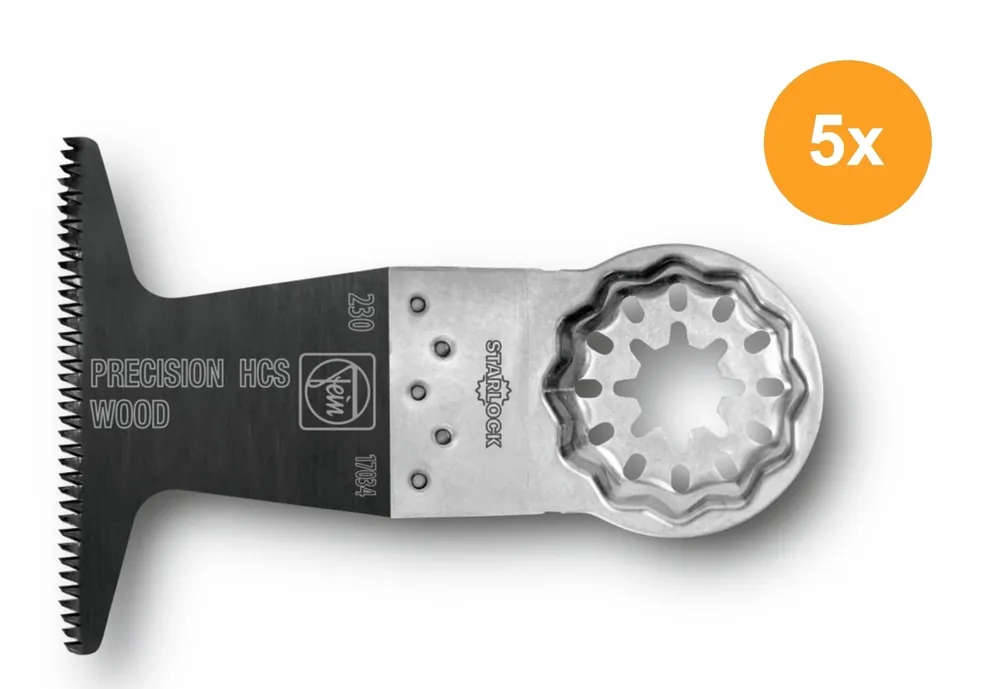 Fein 63502230230 Lame de scie de précision E-Cut (5pcs) - HCS - 65 x 50mm