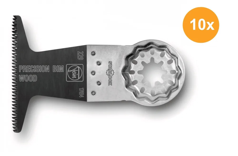 Fein 63502229240 Lame de scie BIM de précision E-Cut (10pcs) SL - 65 x 50mm