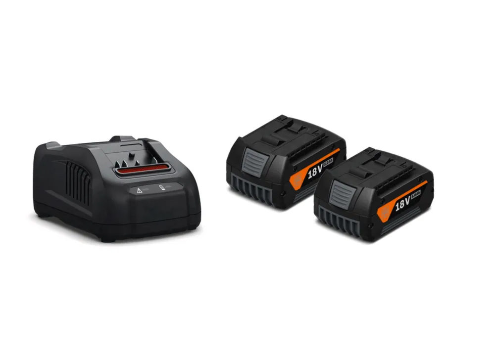 Fein 92604246010 18V Li-ion Accu starter set (2x 5.0Ah) + chargeur