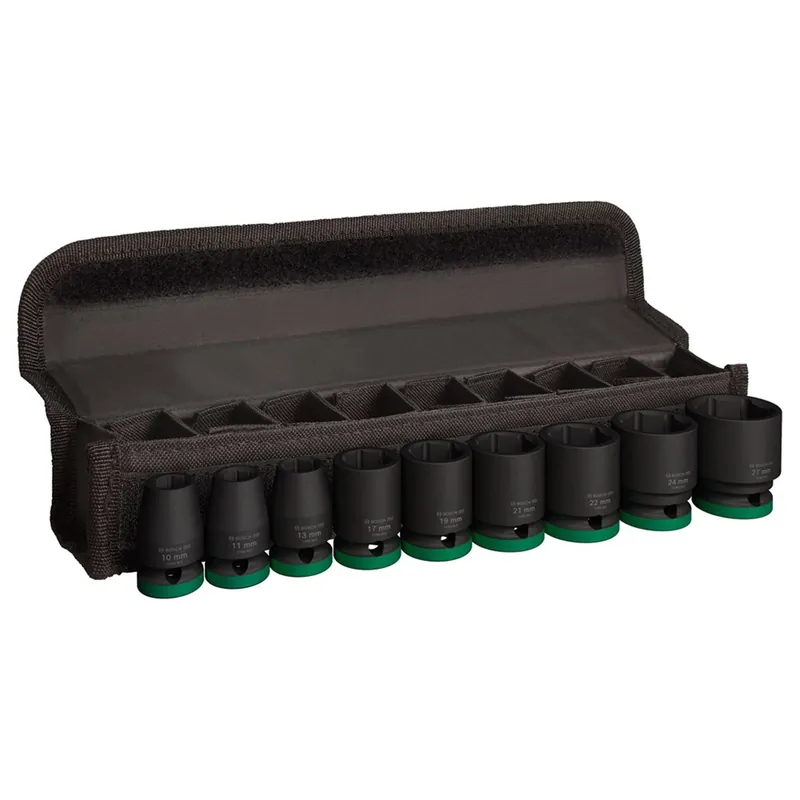 Bosch 2608003038 Coffret de douilles à chocs Pro 9 pièces - 1/2‘‘