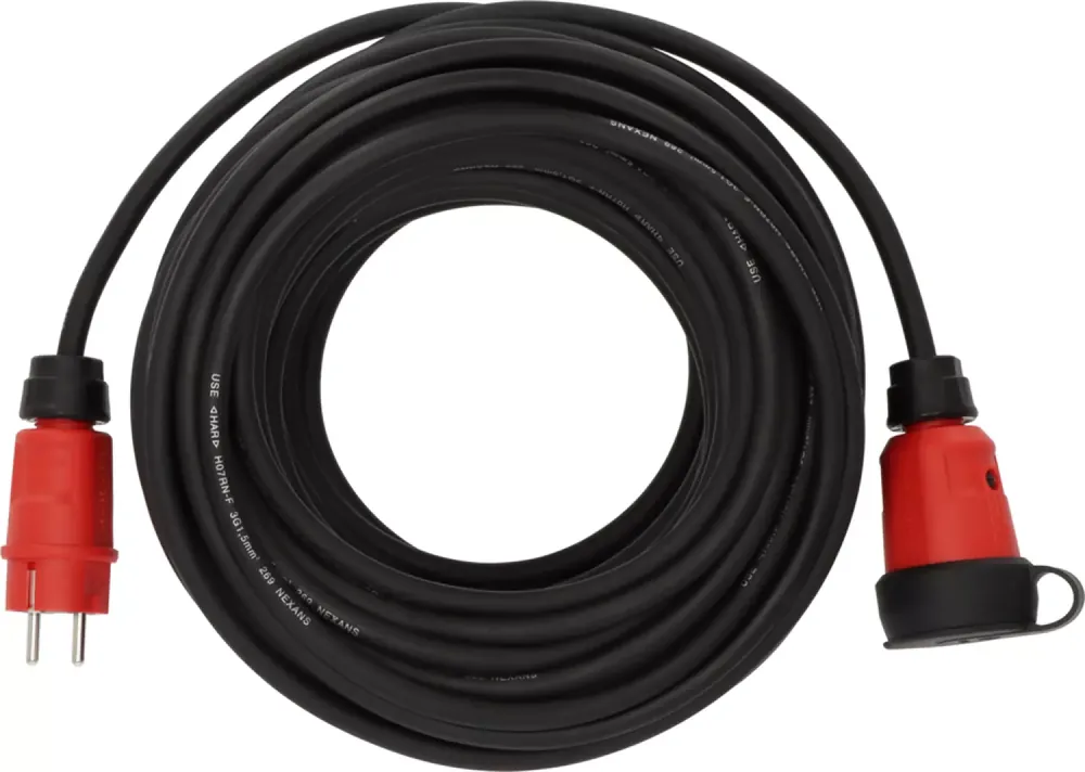 Brennenstuhl Professional VN 2100 Rallonge H07RN-F 3G1,5 - IP44 - 25m - Noir