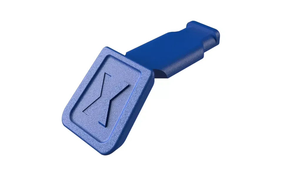 Knipex 00 61 10 CB clips ColorCode bleu (10 pièces)