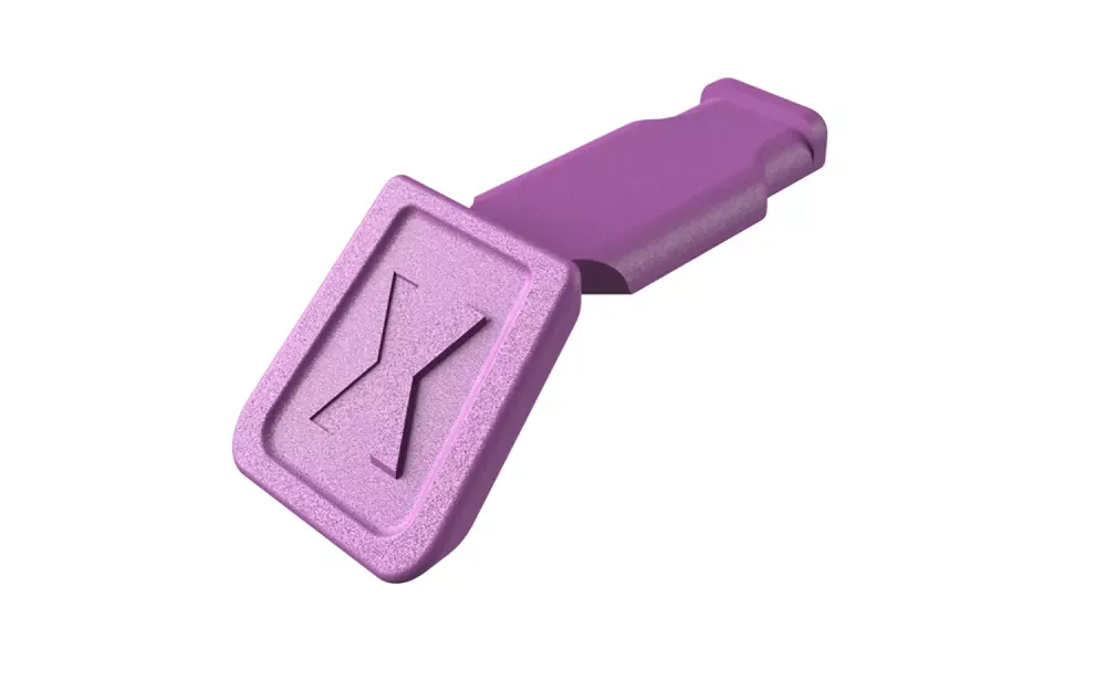 Knipex 00 61 10 CV clip ColorCode violet (10 pièces)