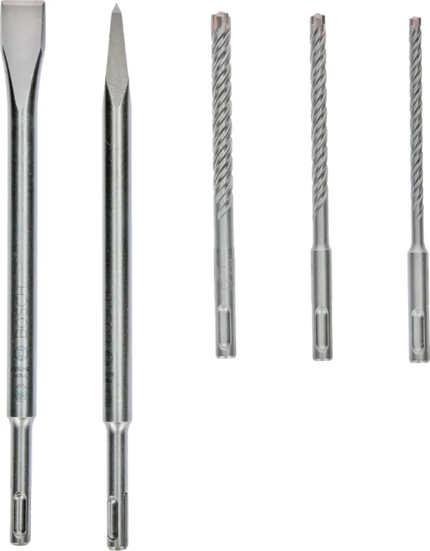 Bosch 2607017515 PRO Jeu de 5 burins et forets SDS plus-4C
