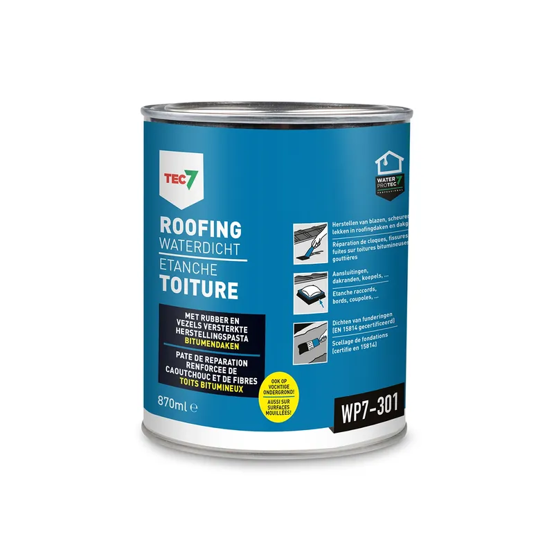 TEC7 WP7-301 Imperméable pour toiture - 870ml