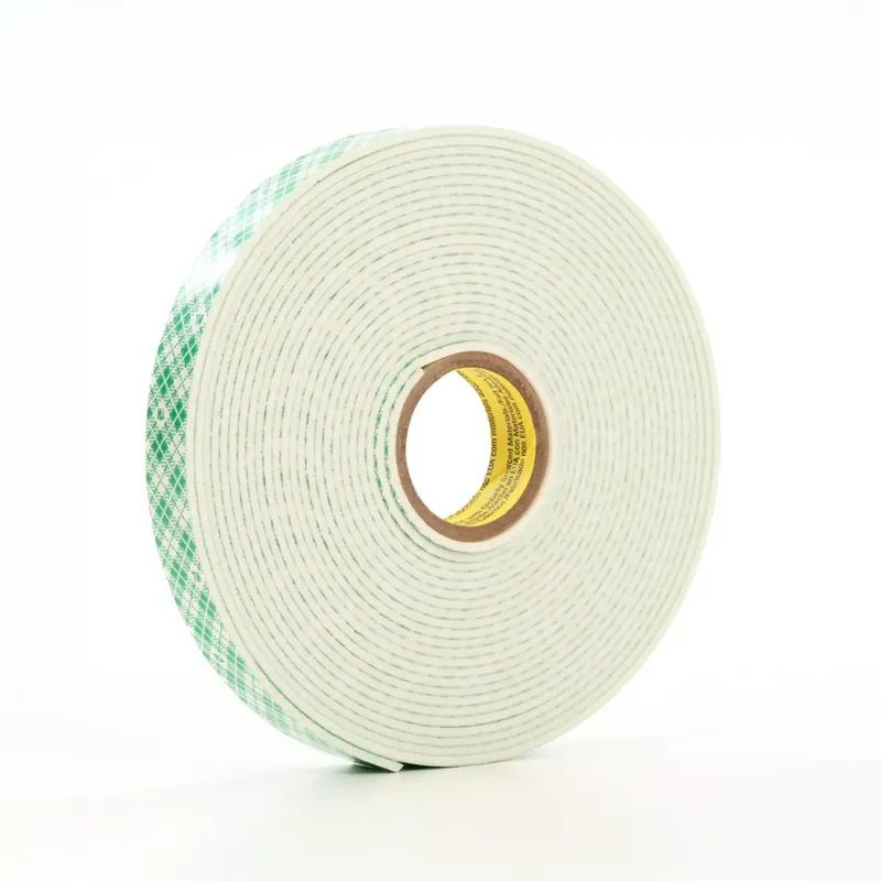 3M 4026 Ruban mousse double face blanc crème - 19 mm x 50 m x 0,2 mm