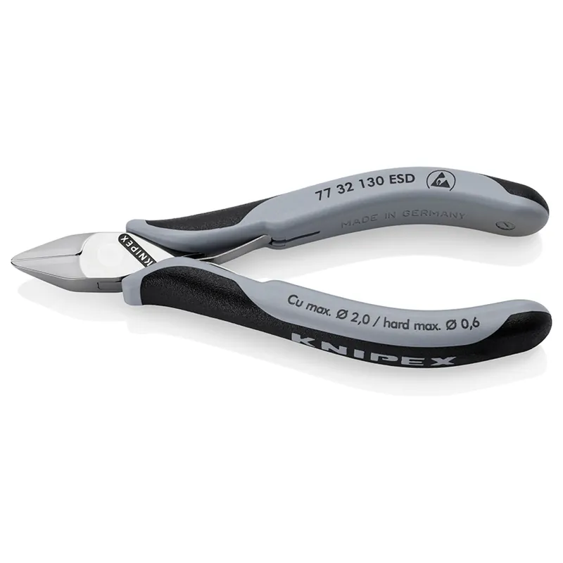 Knipex 77 32 130 ESD Cutters électroniques diagonaux - 130mm