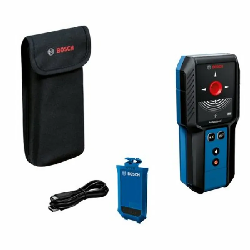 Bosch GMS 120-27 Multidétecteur/détecteur de plomb (1x batterie 1.0Ah) dans un sac - jusqu‘à 120mm - IP54