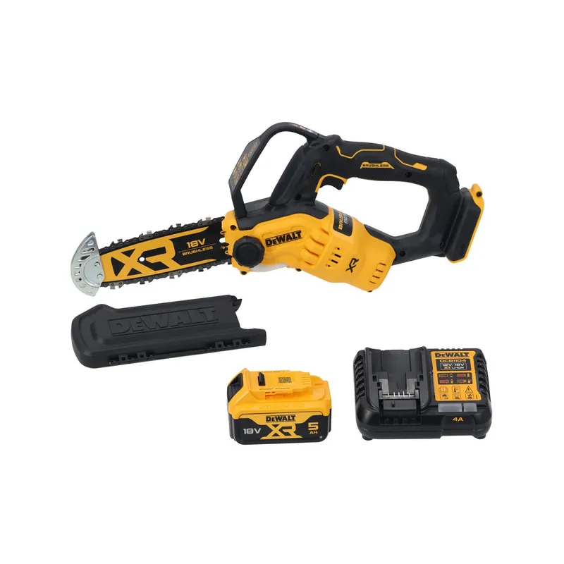 DeWALT DCMPS520P1 18V XR Li-Ion Kit de scie à élaguer (1x batterie 5.0Ah) - 200mm