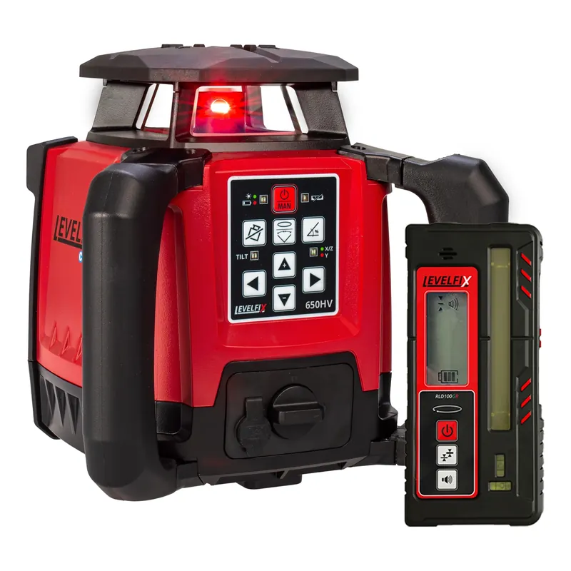 Levelfix 650HV Laser rotatif en mallette - Rouge - 600m - IP66