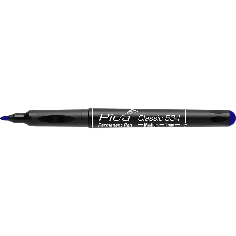 Pica 534/41 Stylo permanent classique - rond - bleu - 1mm