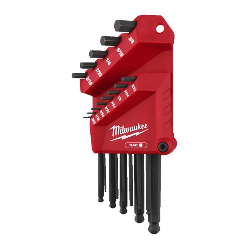 Milwaukee 4932493615 Jeu de clés Allen 13 pièces avec tête sphérique
