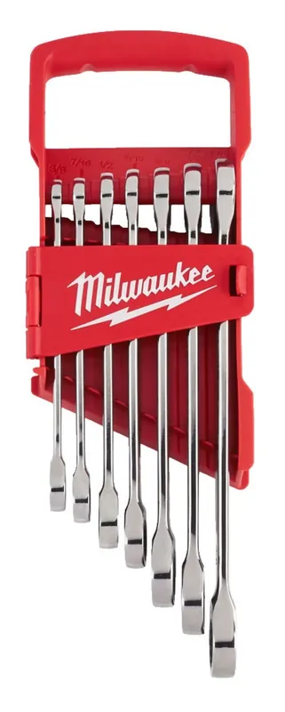 Milwaukee 4932464995 Jeu de clés à anneaux 7 pièces MAXBITE - 3/8"-3/4"